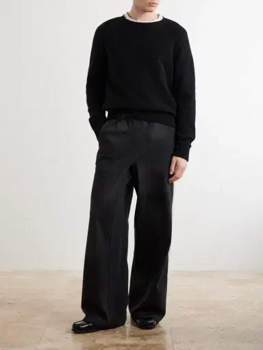 424 Straight-Leg Distressed Striped Cotton-Jersey Sweatpants - Men | Thumbnail 2