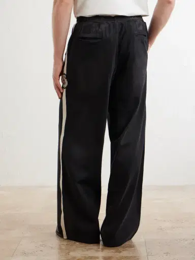 424 Straight-Leg Distressed Striped Cotton-Jersey Sweatpants - Men | Thumbnail 4