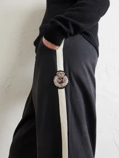 424 Straight-Leg Distressed Striped Cotton-Jersey Sweatpants - Men | Thumbnail 5