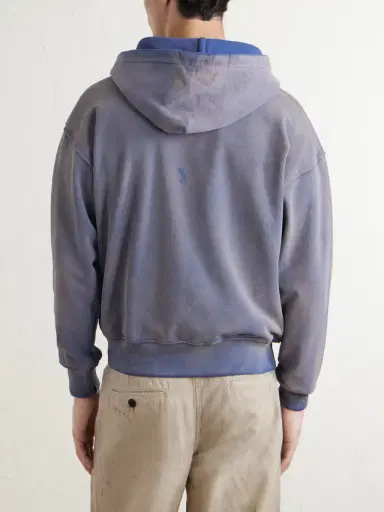Enfants Riches Déprimés Daughter's Distressed Printed Cotton-Jersey Zip-Up Hoodie - Men | Thumbnail 4 Enfants Riches Déprimés Daughter's Distressed Printed Cotton-Jersey Zip-Up Hoodie - Men | Thumbnail 4
