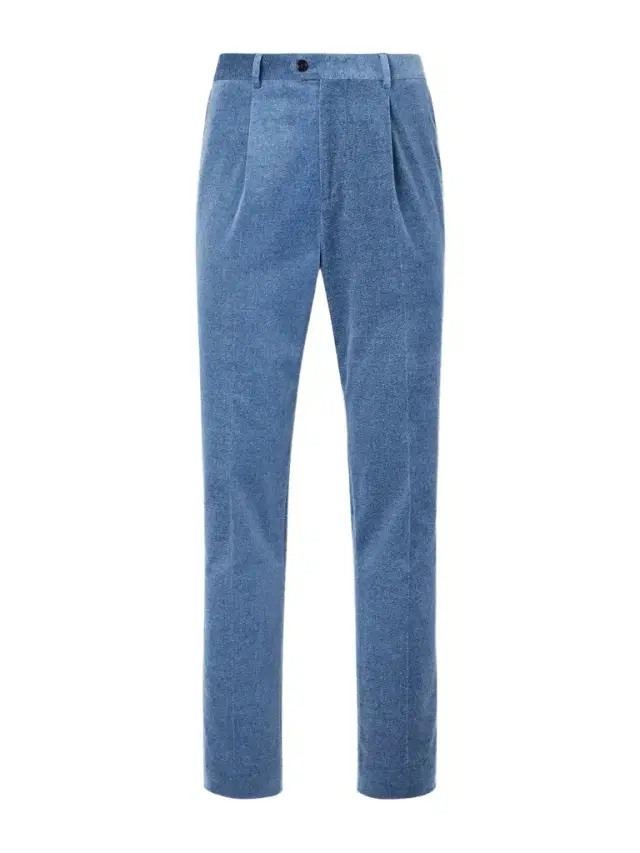 Brunello Cucinelli Straight-Leg Pleated Cotton-Velvet Suit Trousers - Men