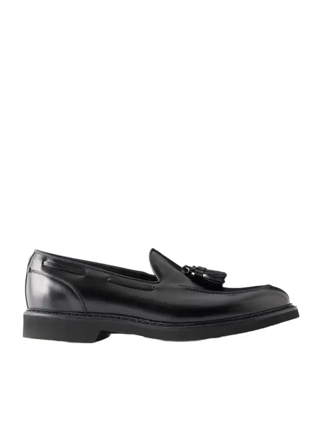 Tasseled Leather Loafers - Men Tasseled Leather Loafers - Men