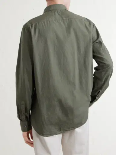 Canali Cotton-Poplin Shirt - Men | Thumbnail 4