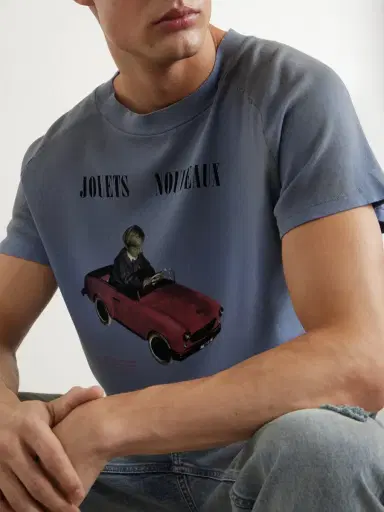 Enfants Riches Déprimés Jouets Nouveaux Distressed Printed Cotton-Jersey T-Shirt - Men | Thumbnail 5