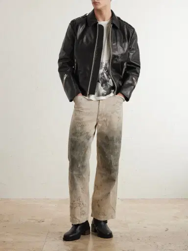 Enfants Riches Déprimés Afterlife Leather Jacket - Men | Thumbnail 2 Enfants Riches Déprimés Afterlife Leather Jacket - Men | Thumbnail 2