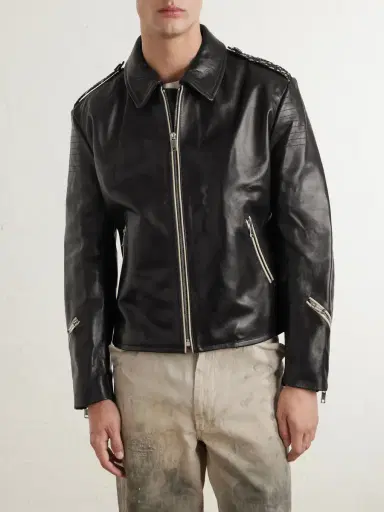 Enfants Riches Déprimés Afterlife Leather Jacket - Men | Thumbnail 3 Enfants Riches Déprimés Afterlife Leather Jacket - Men | Thumbnail 3