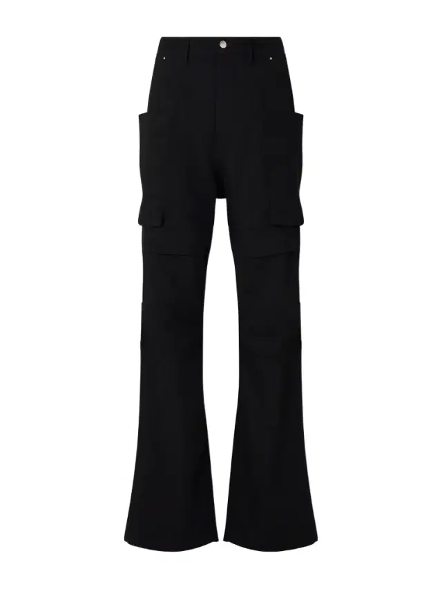Rick Owens Stefan Flared Grain De Poudre Wool Cargo Trousers - Men