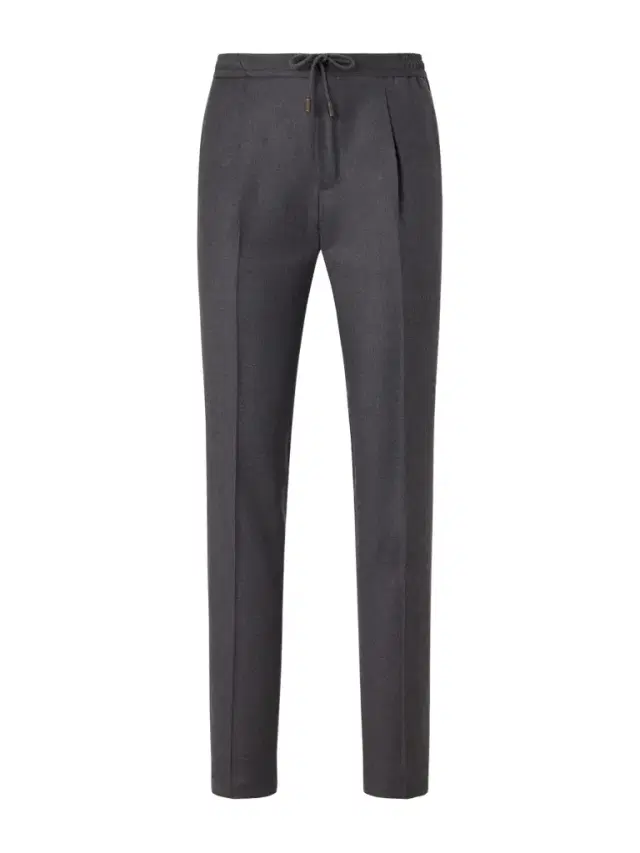 Tapered Pleated Virgin Wool Trousers - Men