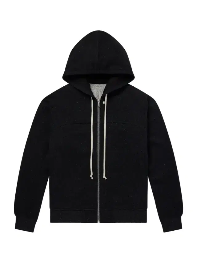 Rick Owens Washed Wool and Cotton-Blend Zip-Up Hoodie - Men