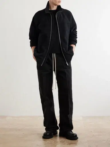 Rick Owens Wool and Cotton-Blend Zip-Up Sweater - Men | Thumbnail 2