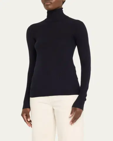 Loro Piana Taupo Ribbed Wool Turtleneck | Thumbnail 12