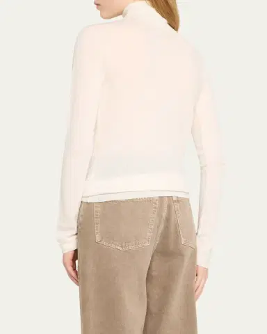 Loro Piana Taupo Ribbed Wool Turtleneck | Thumbnail 3