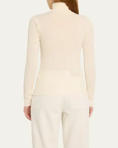 Loro Piana Taupo Ribbed Wool Turtleneck | Thumbnail 7