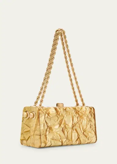 Cult Gaia Hajar Crinkled Acrylic Chain Shoulder Bag | Thumbnail 3