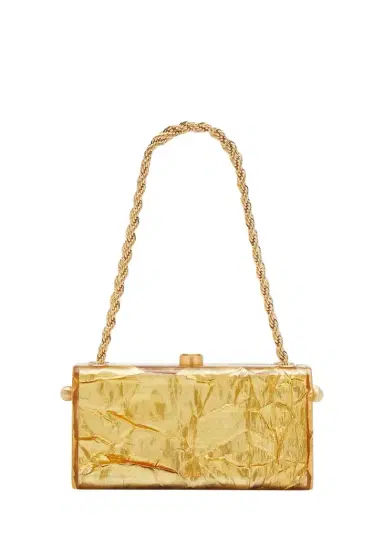 Cult Gaia Hajar Crinkled Acrylic Chain Shoulder Bag | Thumbnail 1