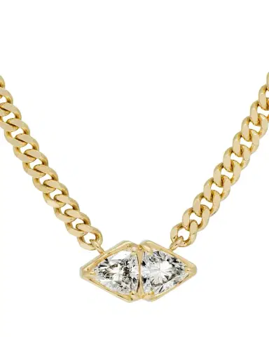 Dara Kaye Trillion Talismans Mega East West Lab-Grown Diamond Necklace | Thumbnail 1 Dara Kaye Trillion Talismans Mega East West Lab-Grown Diamond Necklace | Thumbnail 1