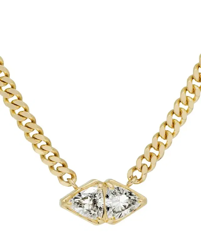 Trillion Talismans Mega East West Lab-Grown Diamond Necklace