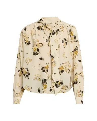 Isabel Marant Fedry Floral-Print Silk Neck-Scarf Blouse | Thumbnail 1