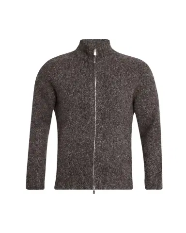 Brunello Cucinelli Men's Cashmere and Silk Melange Full-Zip Cardigan | Thumbnail 1