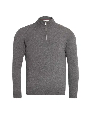 Brunello Cucinelli Men's Cashmere Quarter-Zip Sweater | Thumbnail 1