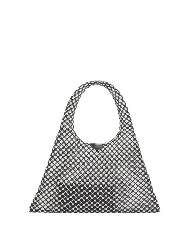 ALAÏA Woven Leather Hobo Bag