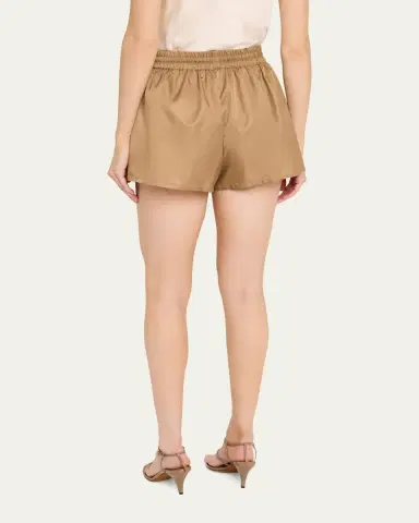 Cinq à Sept Kendra Nylon Drawstring Shorts | Thumbnail 3 Cinq à Sept Kendra Nylon Drawstring Shorts | Thumbnail 3
