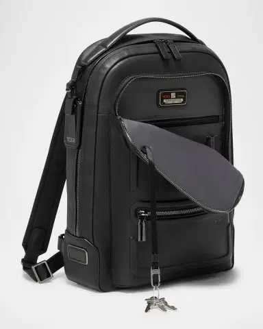 TUMI Harrison Bradner Leather Backpack | Thumbnail 5 TUMI Harrison Bradner Leather Backpack | Thumbnail 5