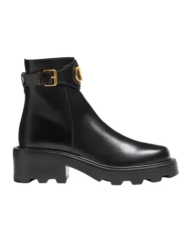 Valentino Garavani 55mm VLogo Signature Chunky Leather Ankle Boots | Thumbnail 1 Valentino Garavani 55mm VLogo Signature Chunky Leather Ankle Boots | Thumbnail 1