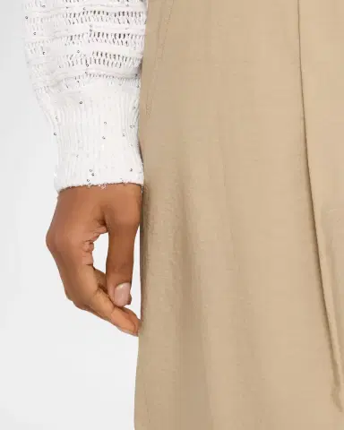 Brunello Cucinelli Elastic-Waist Wide-Leg Ankle Pants | Thumbnail 5
