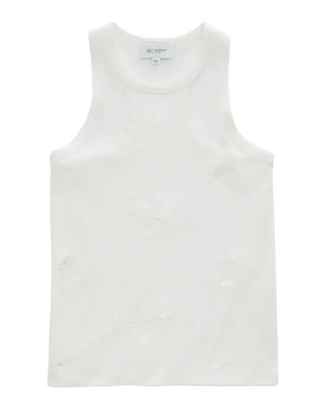 Embellished High-Neck Tank Top