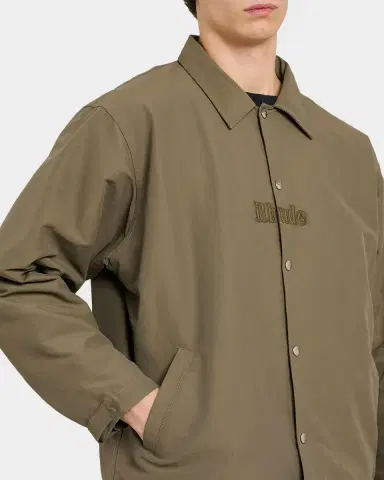 Rhude Men's Cotton and Nylon Logo Coaches Shirt Jacket | Thumbnail 4