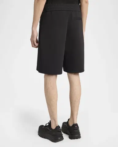 Moncler Men's Wide-Leg Stretch Cotton Shorts | Thumbnail 3