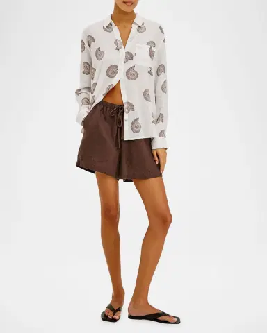RAILS Charli Printed Linen Shirt | Thumbnail 2