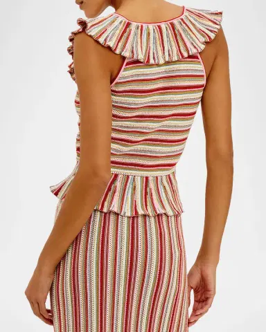RAILS Carmelita Stripe Crochet Top | Thumbnail 3 RAILS Carmelita Stripe Crochet Top | Thumbnail 3