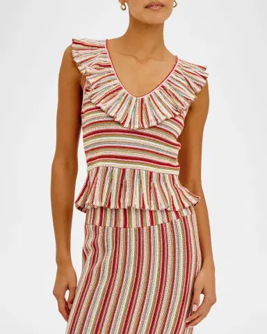 RAILS Carmelita Stripe Crochet Top | Thumbnail 4 RAILS Carmelita Stripe Crochet Top | Thumbnail 4