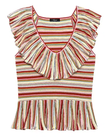 RAILS Carmelita Stripe Crochet Top | Thumbnail 1 RAILS Carmelita Stripe Crochet Top | Thumbnail 1