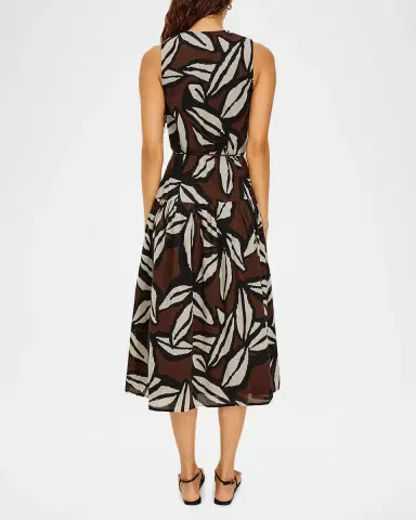 RAILS Maeve Printed V-Neck Midi Dress | Thumbnail 3 RAILS Maeve Printed V-Neck Midi Dress | Thumbnail 3