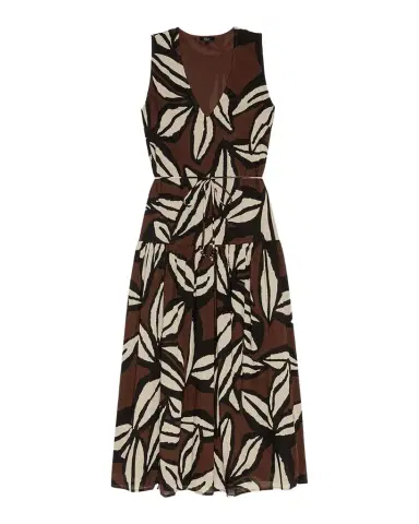 RAILS Maeve Printed V-Neck Midi Dress | Thumbnail 1 RAILS Maeve Printed V-Neck Midi Dress | Thumbnail 1