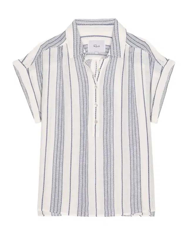 Rails Tuscany Stripe Linen Top