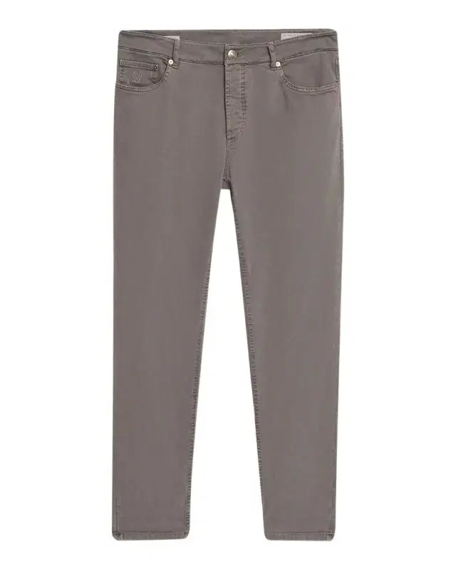 Brunello Cucinelli Men 's Dyed Denim Slim-Straight Leg Five-Pocket Pants