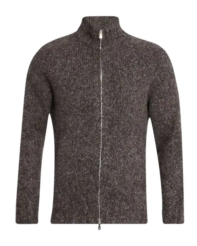 Brunello Cucinelli Men 's Cashmere and Silk Melange Full-Zip Cardigan