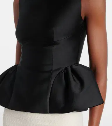 Roland Mouret Peplum taffeta top | Thumbnail 4 Roland Mouret Peplum taffeta top | Thumbnail 4