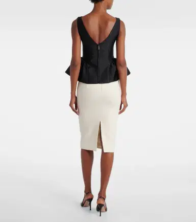 Roland Mouret Peplum taffeta top | Thumbnail 5 Roland Mouret Peplum taffeta top | Thumbnail 5