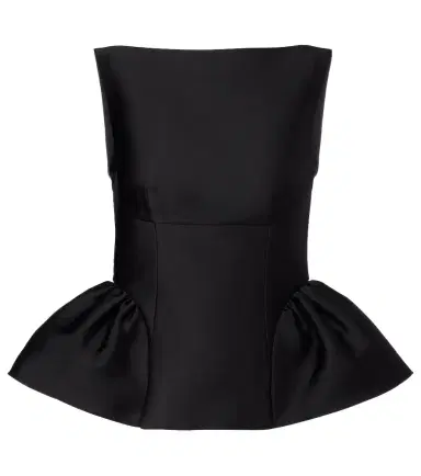 Roland Mouret Peplum taffeta top | Thumbnail 1 Roland Mouret Peplum taffeta top | Thumbnail 1