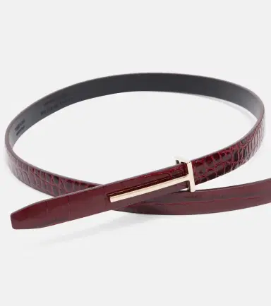 Tom Ford Croc-effect leather belt | Thumbnail 2 Tom Ford Croc-effect leather belt | Thumbnail 2