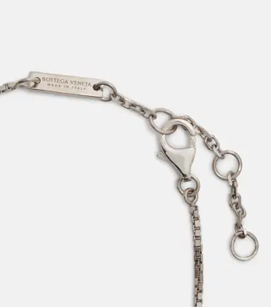 Bottega Veneta Knot sterling silver necklace | Thumbnail 2