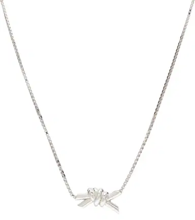 Bottega Veneta Knot sterling silver necklace | Thumbnail 1