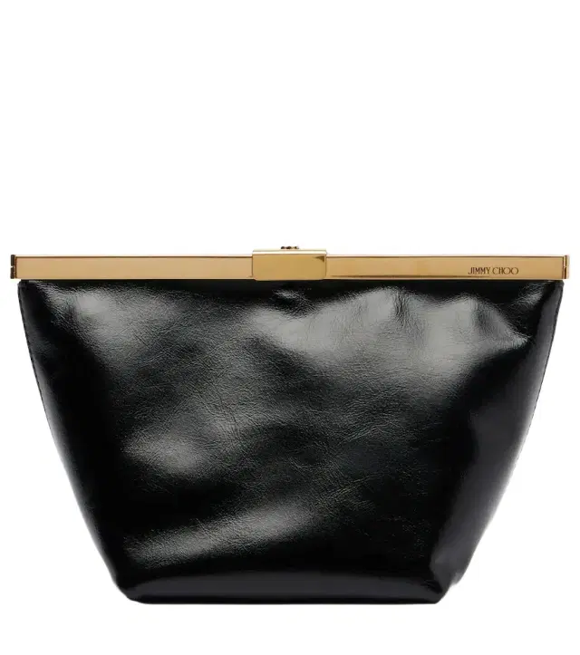 Jimmy Choo Ganache Small leather clutch