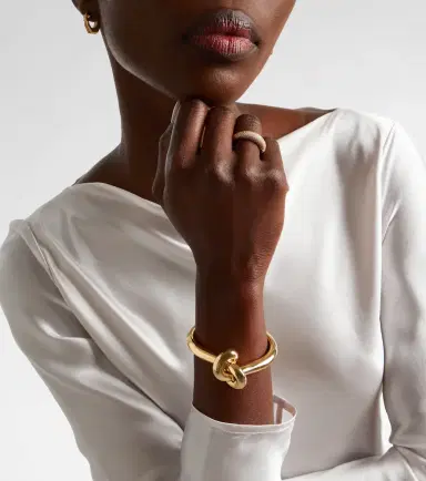 Engelbert Legacy Knot 18kt gold cuff bracelet | Thumbnail 4