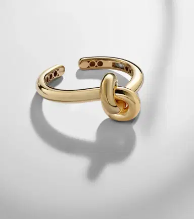 Engelbert Legacy Knot 18kt gold cuff bracelet | Thumbnail 6